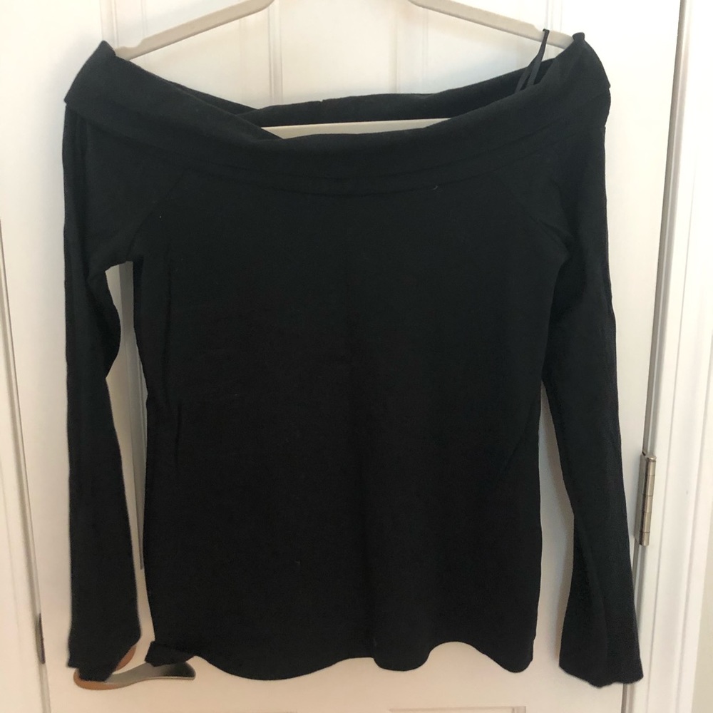 Jcrew off the shoulder stretch top
